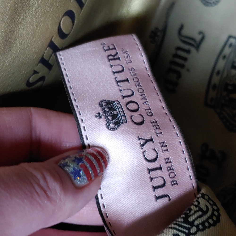 Juicy Couture y2k Vintage Velour Shoulder Bag - Picture 13 of 16
